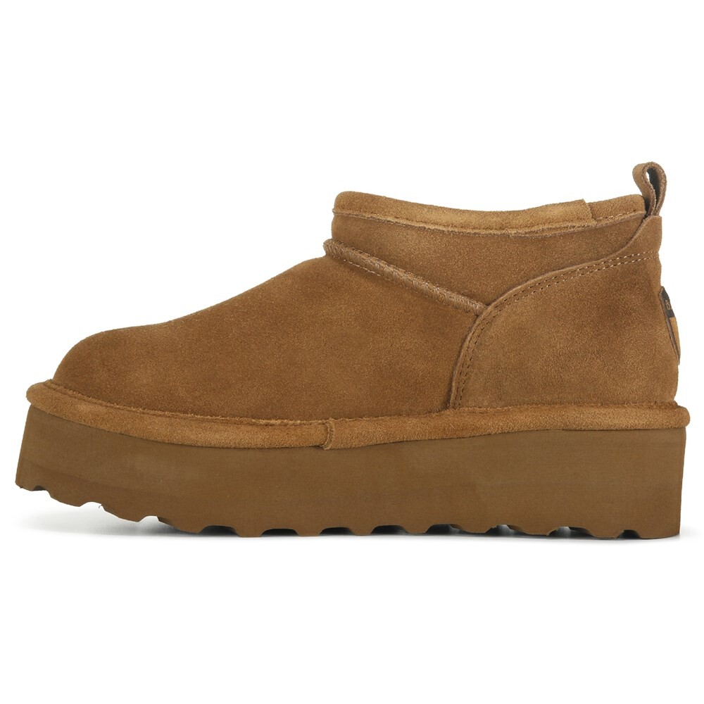 Женские зимние ботинки на платформе Super Shorty в стиле ретро Bearpaw, цвет hickory — фото 3