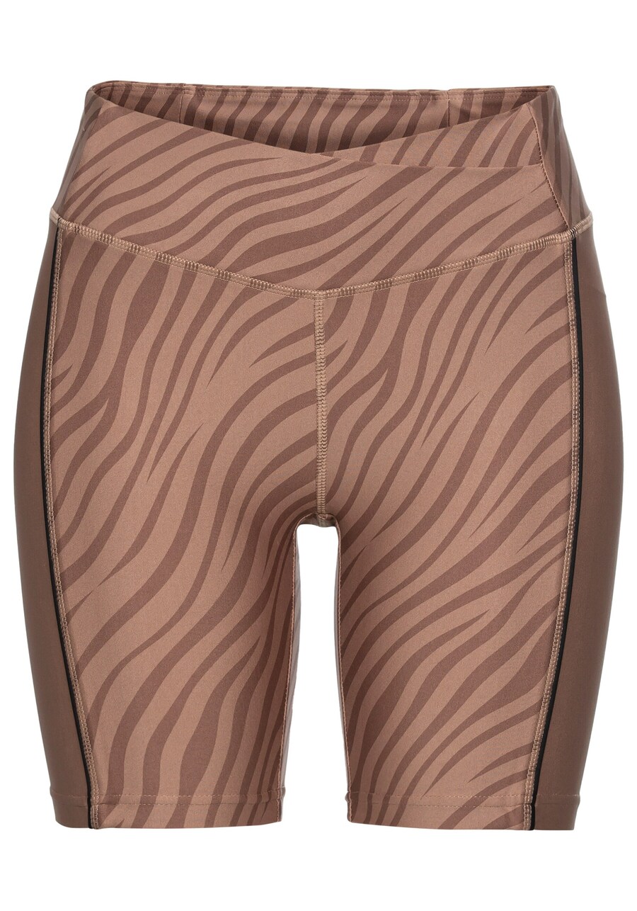 

Узкие спортивные брюки LASCANA ACTIVE, цвет Brown/Brocade
