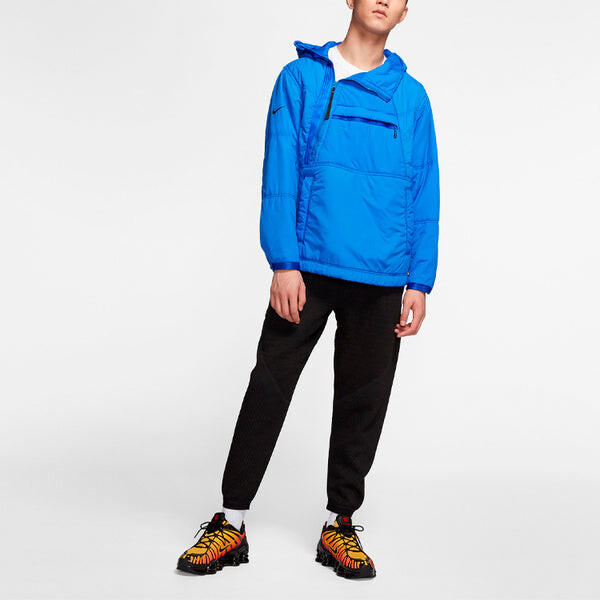 Куртка men's sports hooded padded jacket royal blue Nike, синий — фото 3