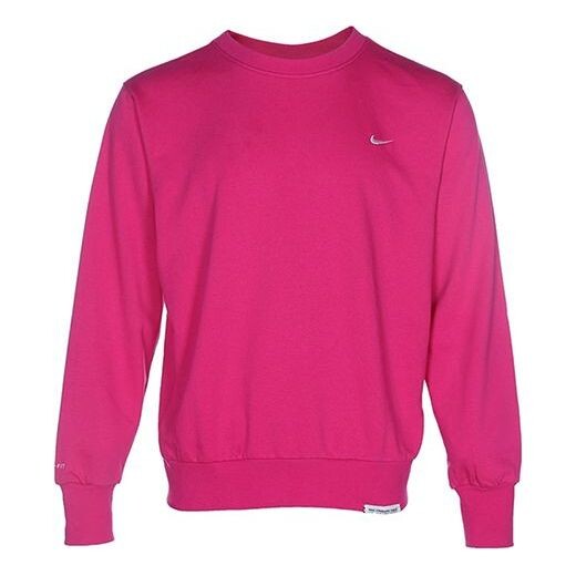 

Толстовка Men's Nike Basketball Sports Solid Color Round Neck Pullover Pink, розовый