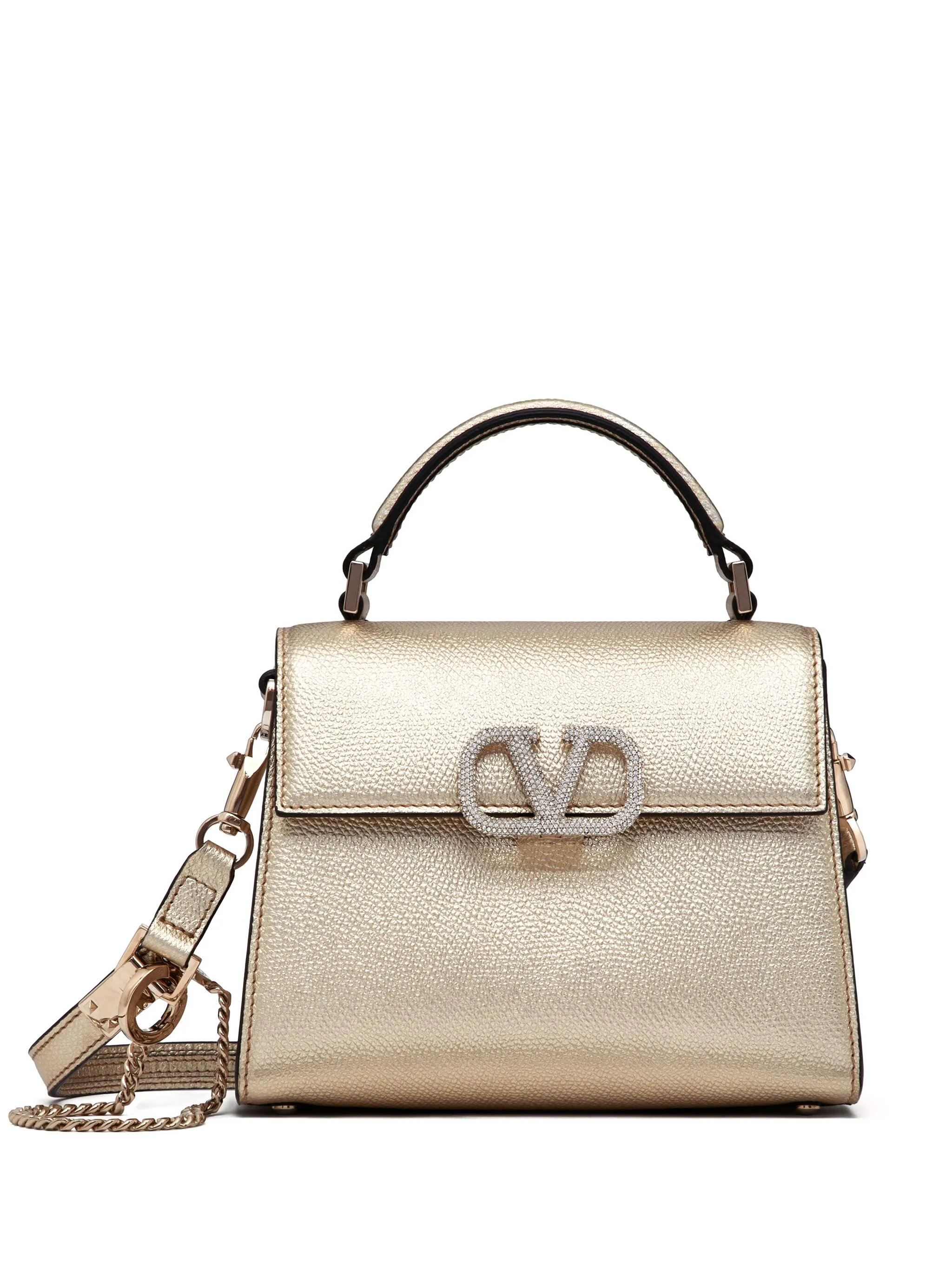 

Сумка VSling с эффектом металлик Valentino Garavani, золотистый