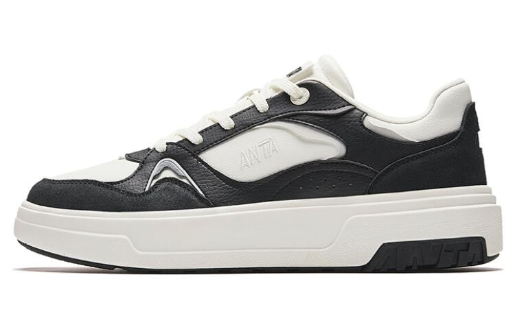 

Кроссовки ANTA Skateboarding Shoes Men Low-top Black/white, черный/белый