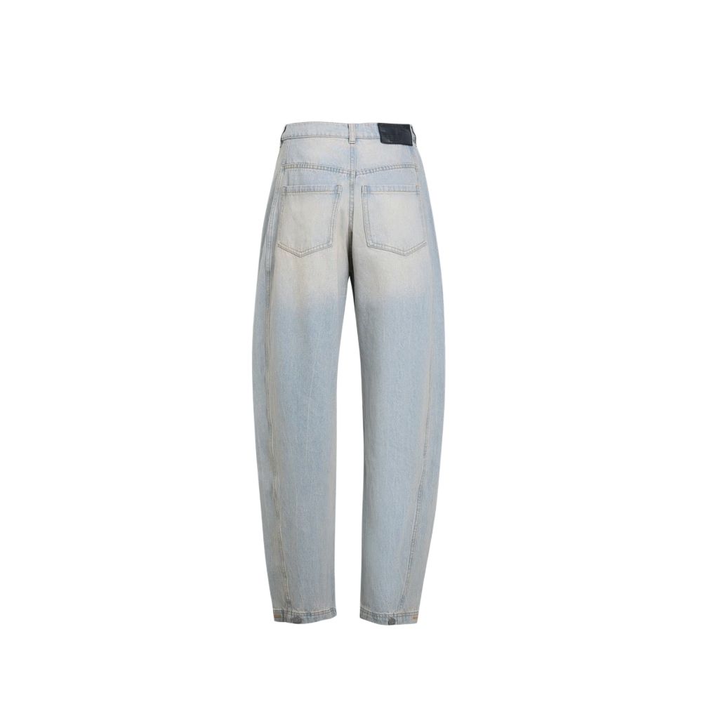 Adidas Originals Adileniumwashed ss25 джинсы женские светло-голубые — фото 3