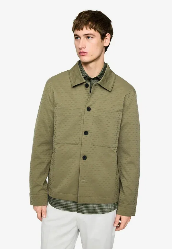 Куртка Regular Fit Textured Smart Technical Summer Next, цвет шалфейно-зеленый