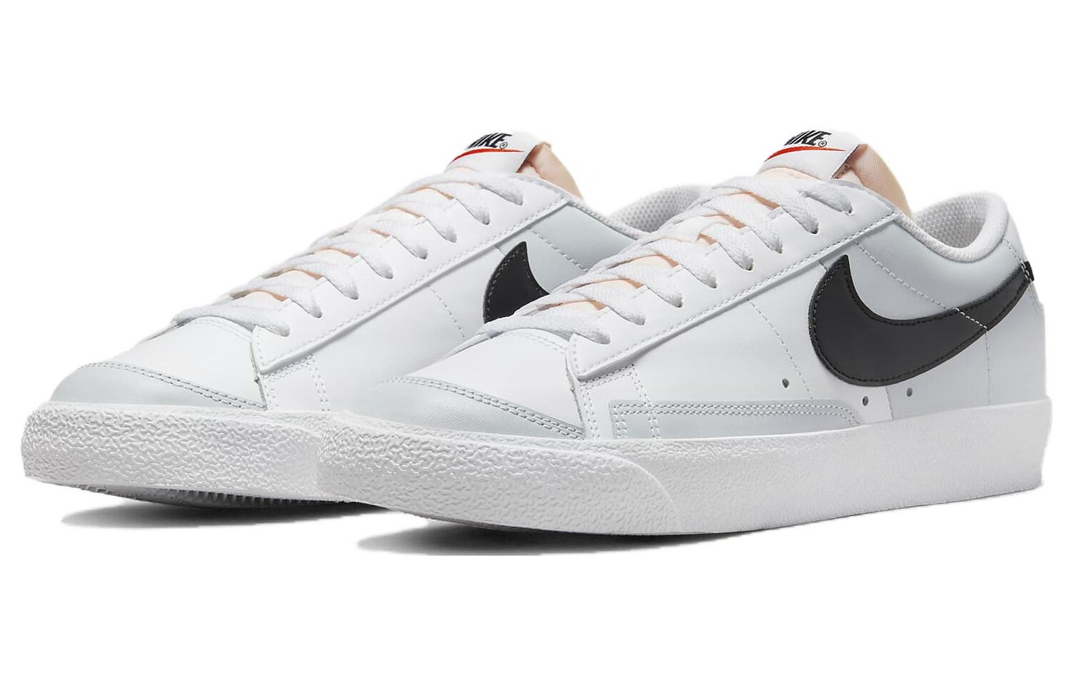 Кроссовки для скейтбординга Blazer мужские с низким верхом белого цвета Nike — фото 3