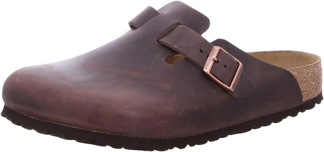 Мужские сабо Birkenstock Boston SFB Habana, промасленная кожа