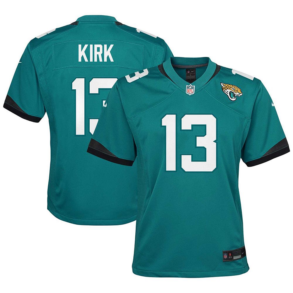 

Молодежная игровая майка Nike Christian Kirk Teal Jacksonville Jaguars, цвет Jag Blue