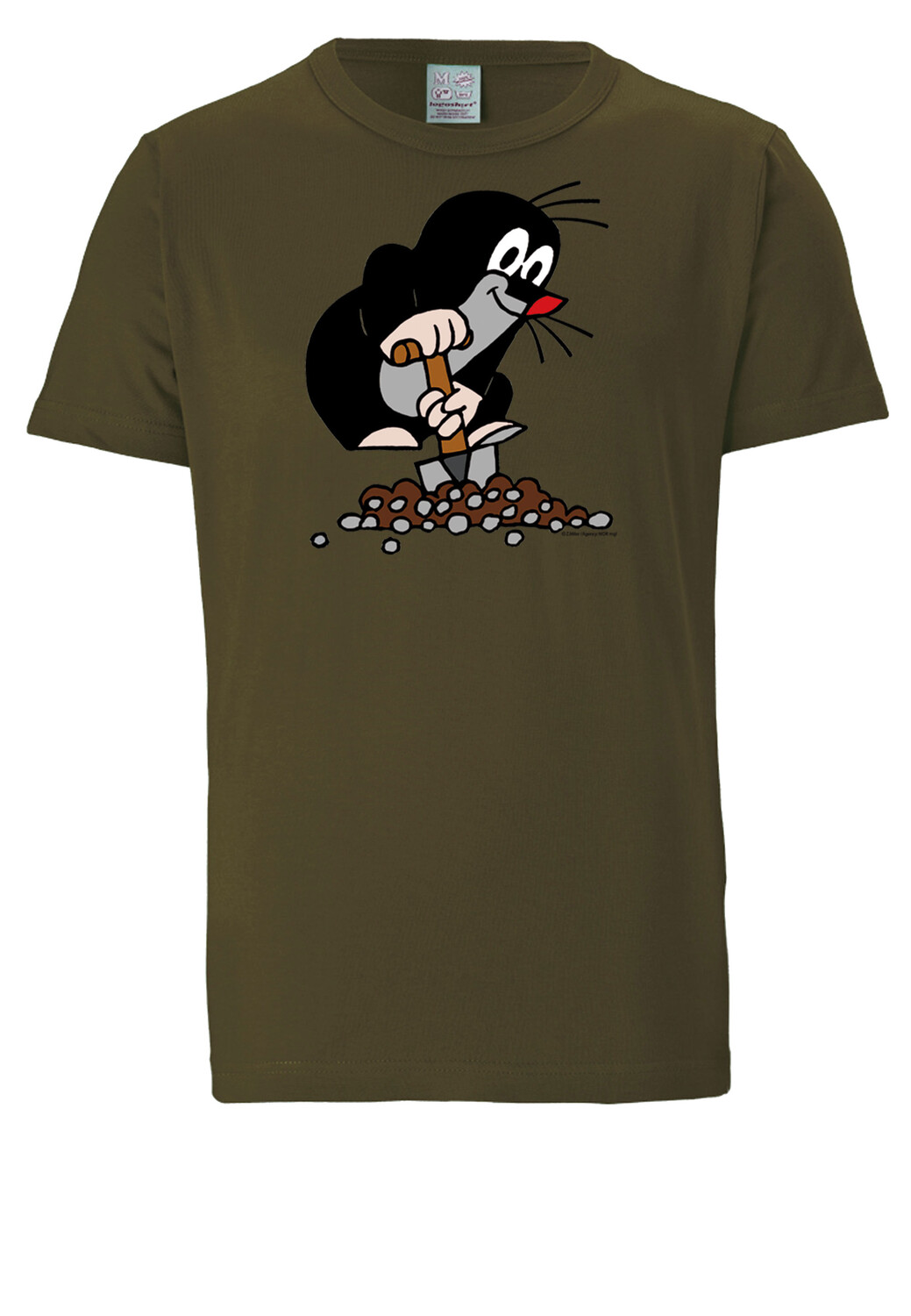 

Футболка Logoshirt Der kleine Maulwurf, оливковый