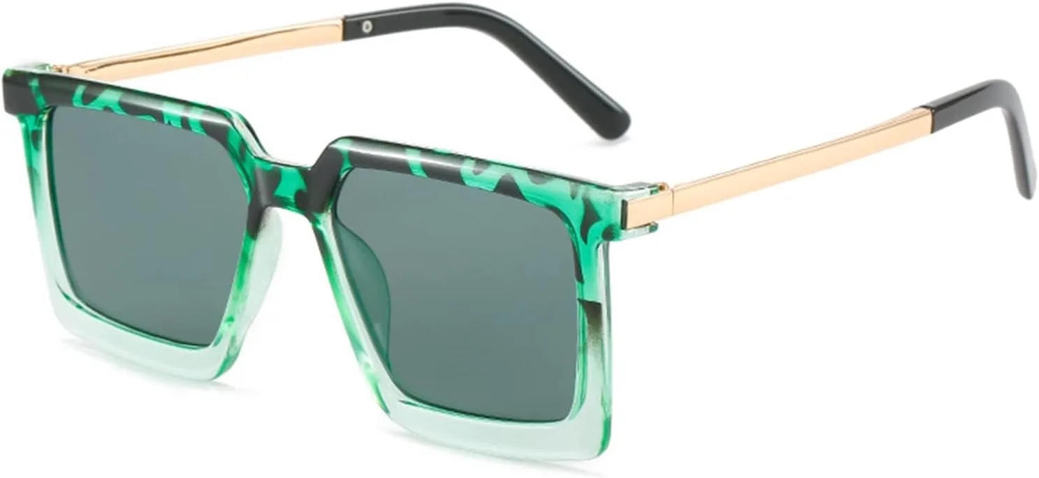 

Солнцезащитные очки GAOXIN Fashion в крупной квадратной оправе для мужчин и женщин, идеально подходящие для отдыха на природе (Цвет: A, Размер: Средний), A