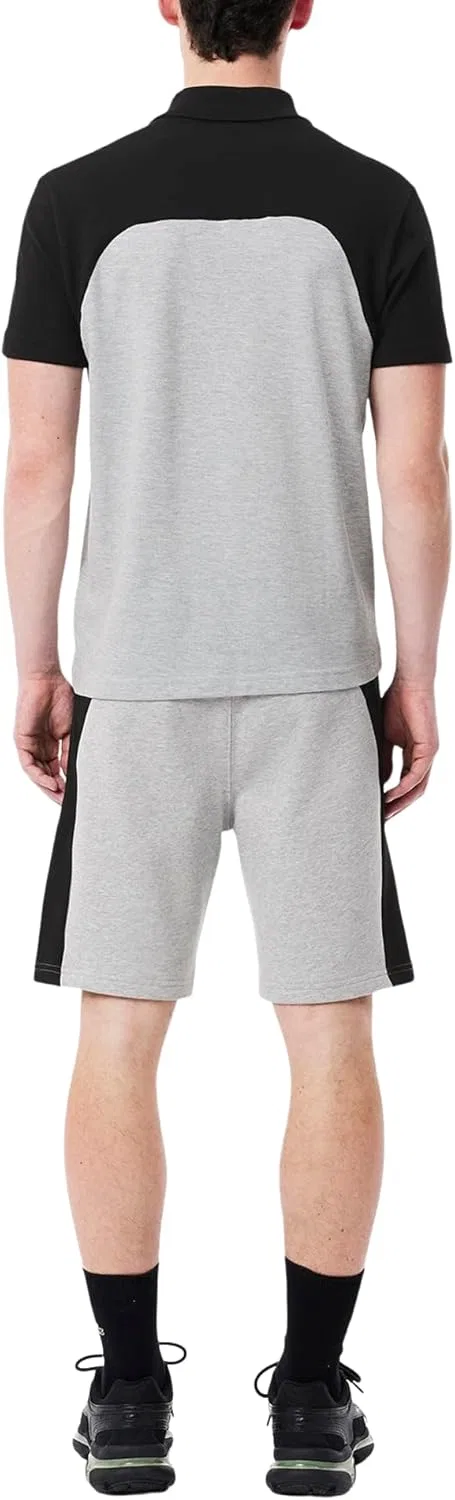 Lacoste мужские шорты Regular Fit Colorblock, Gray & Black, XX-Large — фото 3