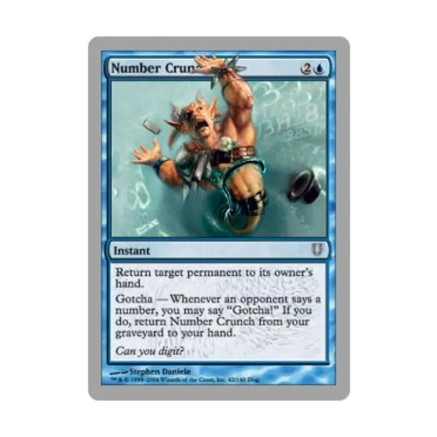 

CCG Числовой кризис (C), MTG - Unhinged