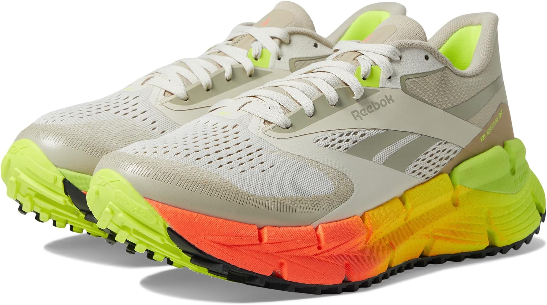 

Кроссовки Reebok Floatzig Adventure 1, цвет Alabaster/Classic Beige/Digital Lime