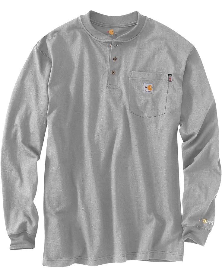 

Лонгслив Carhartt Flame-Resistant Force Cotton Long, цвет Light Gray