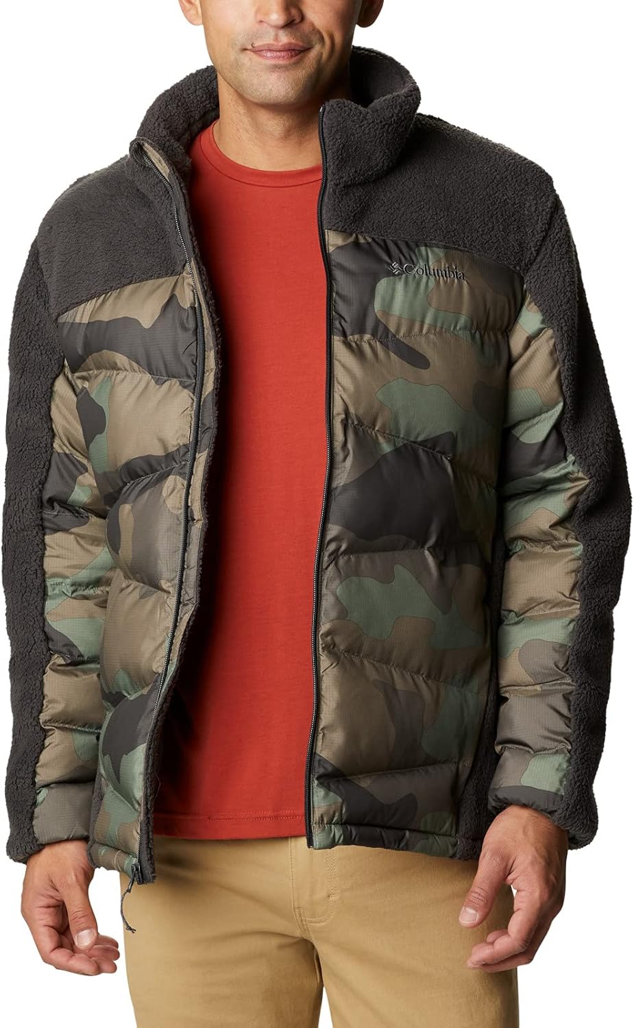 

Куртка Columbia Men's Fivemile Butte Sherpa, Cypress Mod Camo Print/Shark