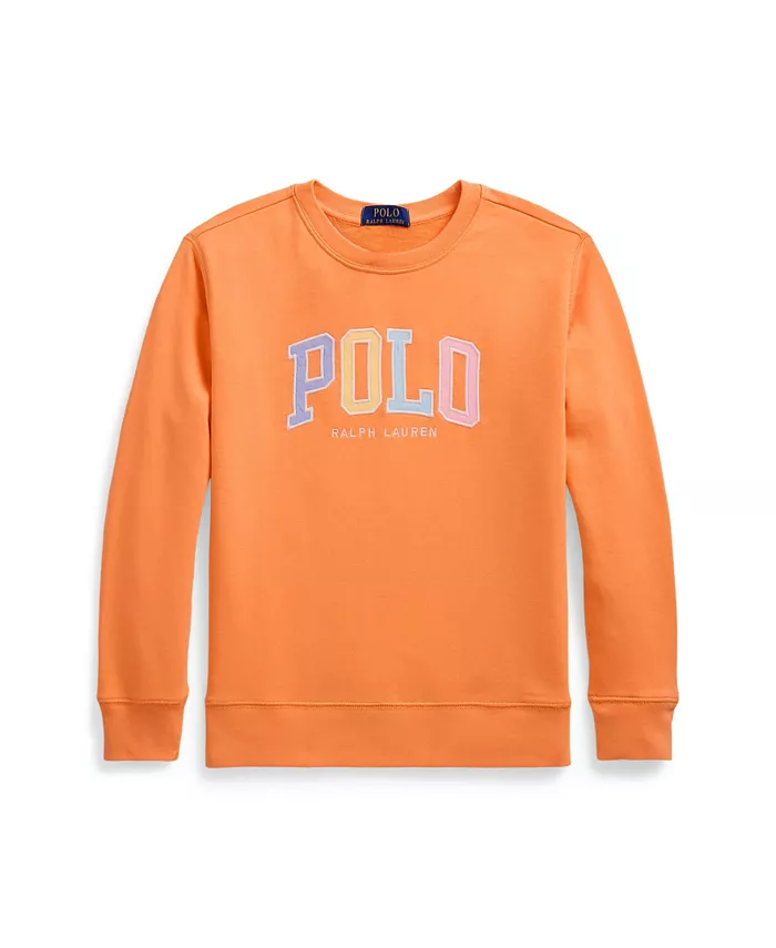 

Толстовка из хлопка с узором "коса" Big Boys Polo Ralph Lauren, оранжевый