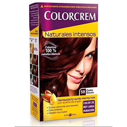 

Краска для волос 058 Темно-красный коричневый, Colorcrem