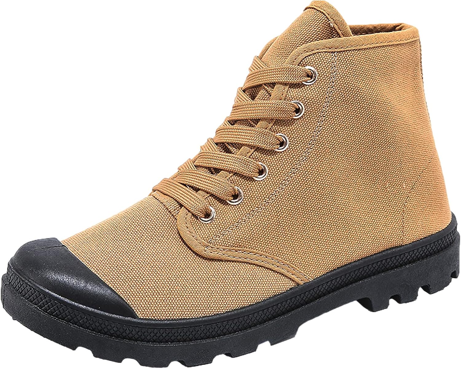 

Мужские модные ботинки Jamron выше щиколотки/средней высоты для пустыни, шнуровка, кроссовки из канваса, хаки