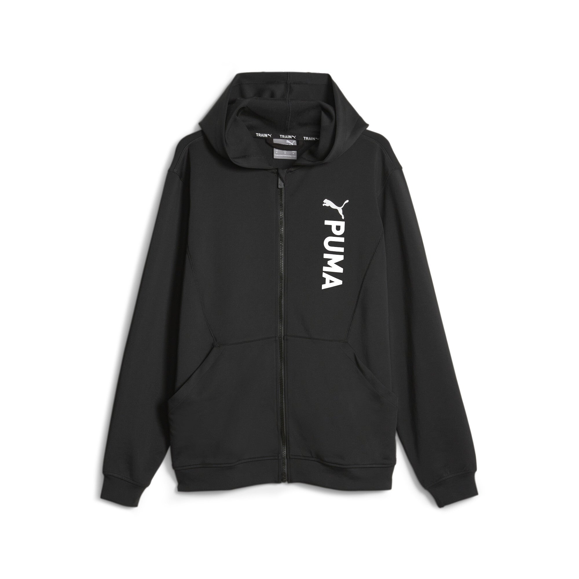 

Толстовка с капюшоном PUMA Men's Fit Double Knit Full Zip, черный
