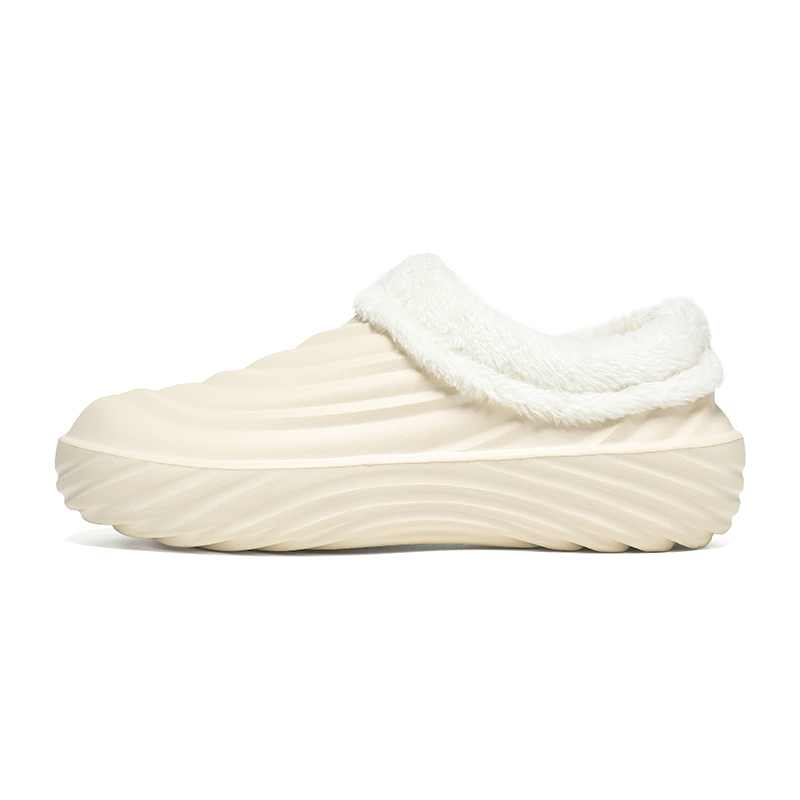 

SLIPPER DAY Слипоны унисекс с противоскользящей подошвой и закрытым носком экрю хизер уайт, цвет Ecru Heather White
