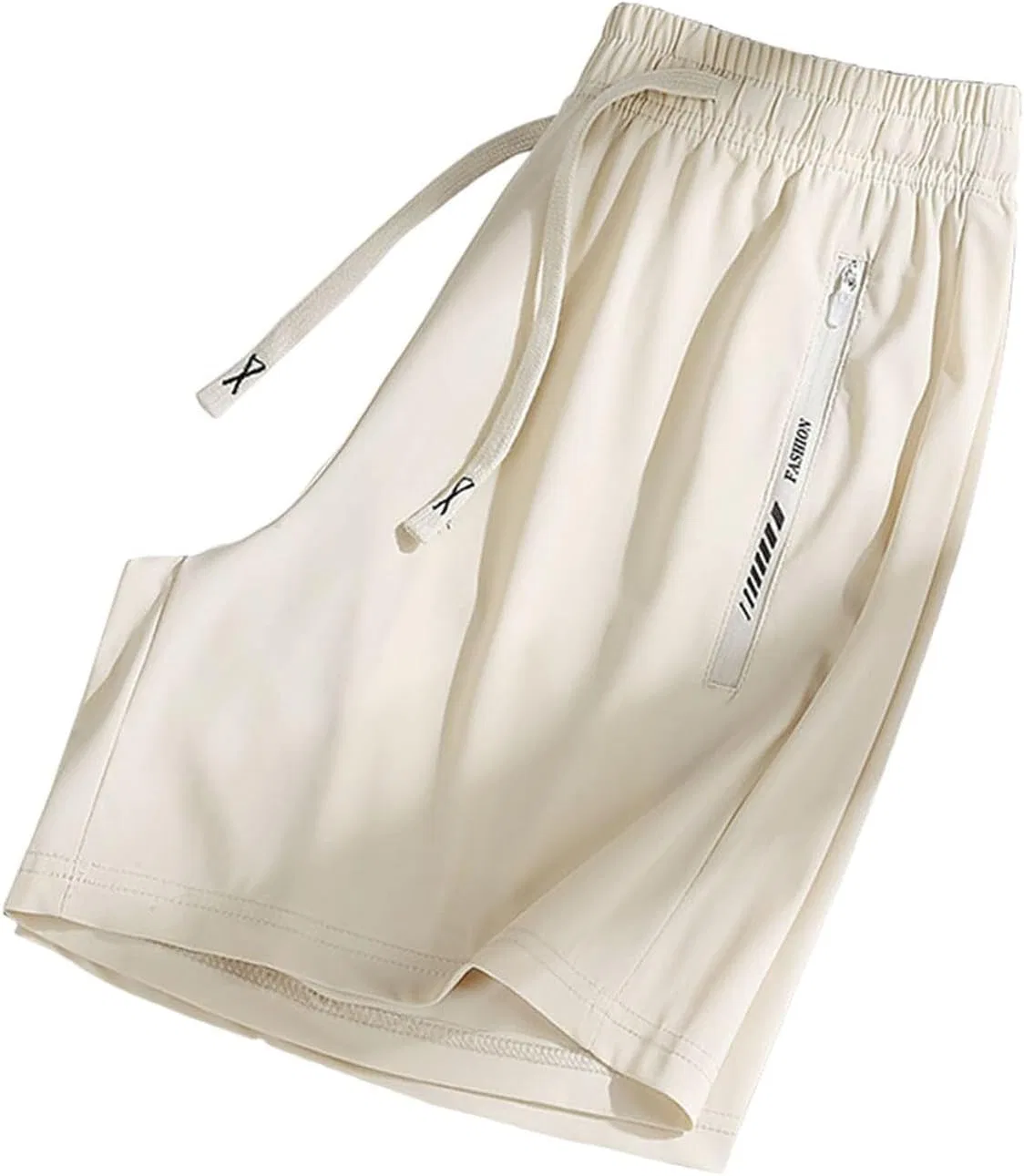 Шорты из льняного шелка, быстросохнущие, Unisex, Z02 Beige