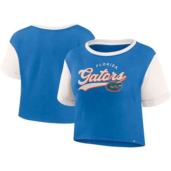 

Футболка женская royal florida gators color-block script tail Fanatics