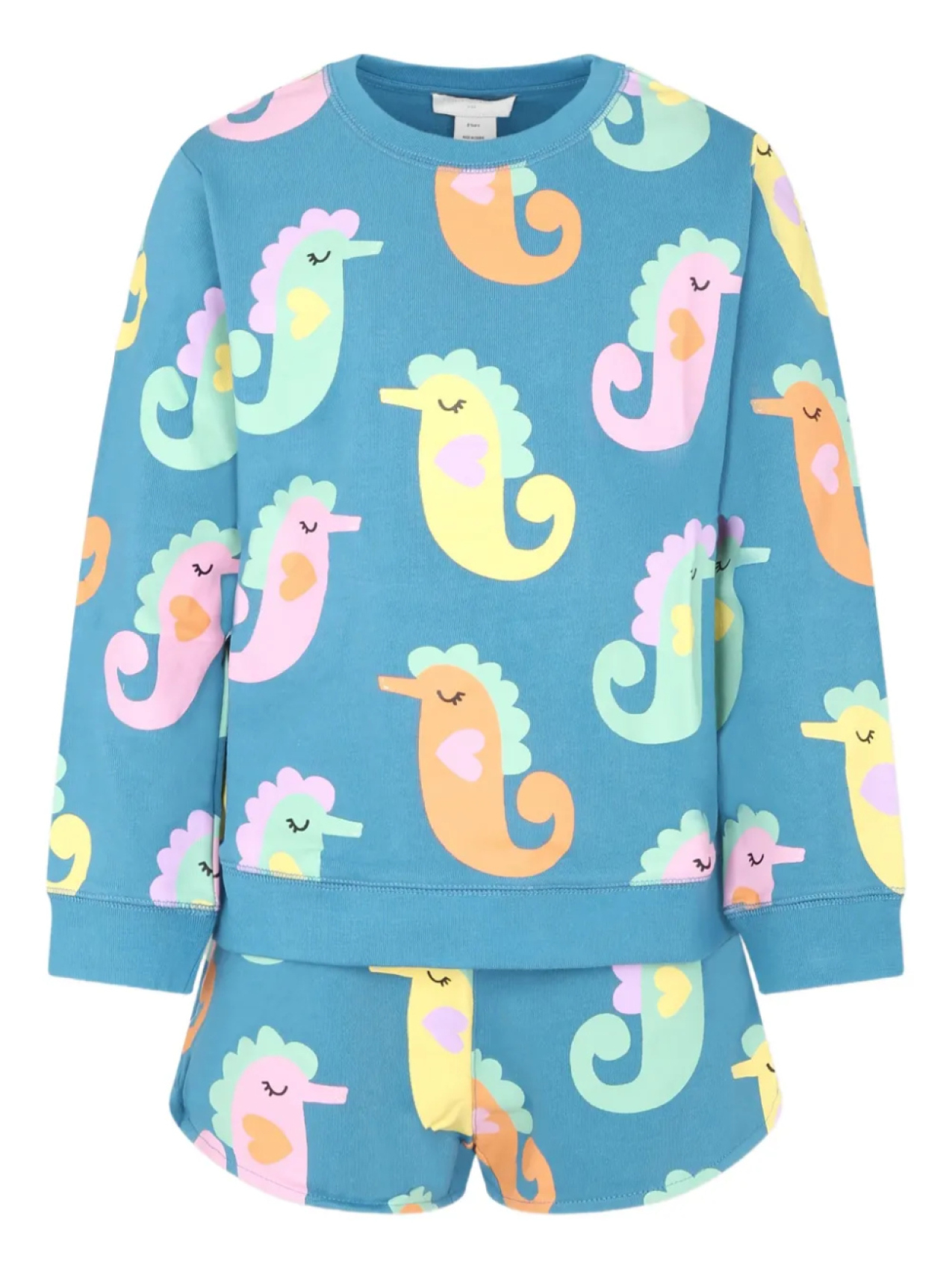 

Шорты с принтом (комплект из двух штук) Stella McCartney Kids, синий