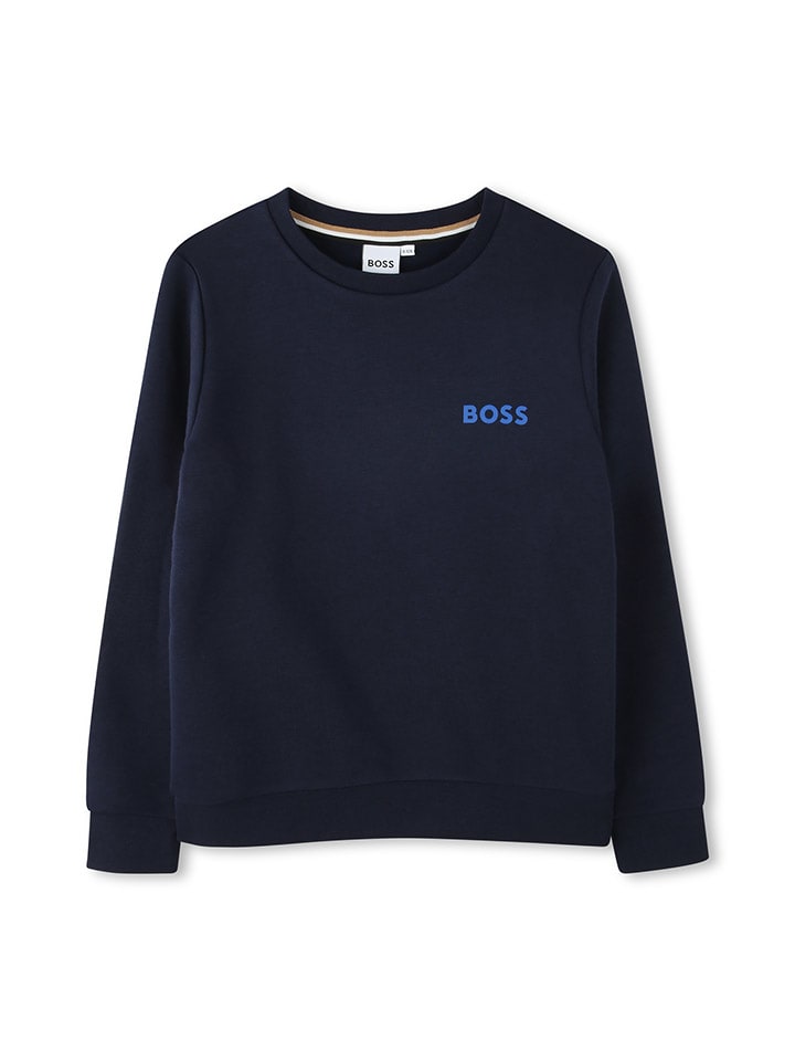 

Темно-синяя толстовка Hugo Boss Kids