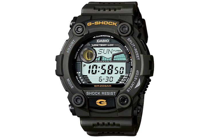

Мужские серые часы G-7900-3 CASIO