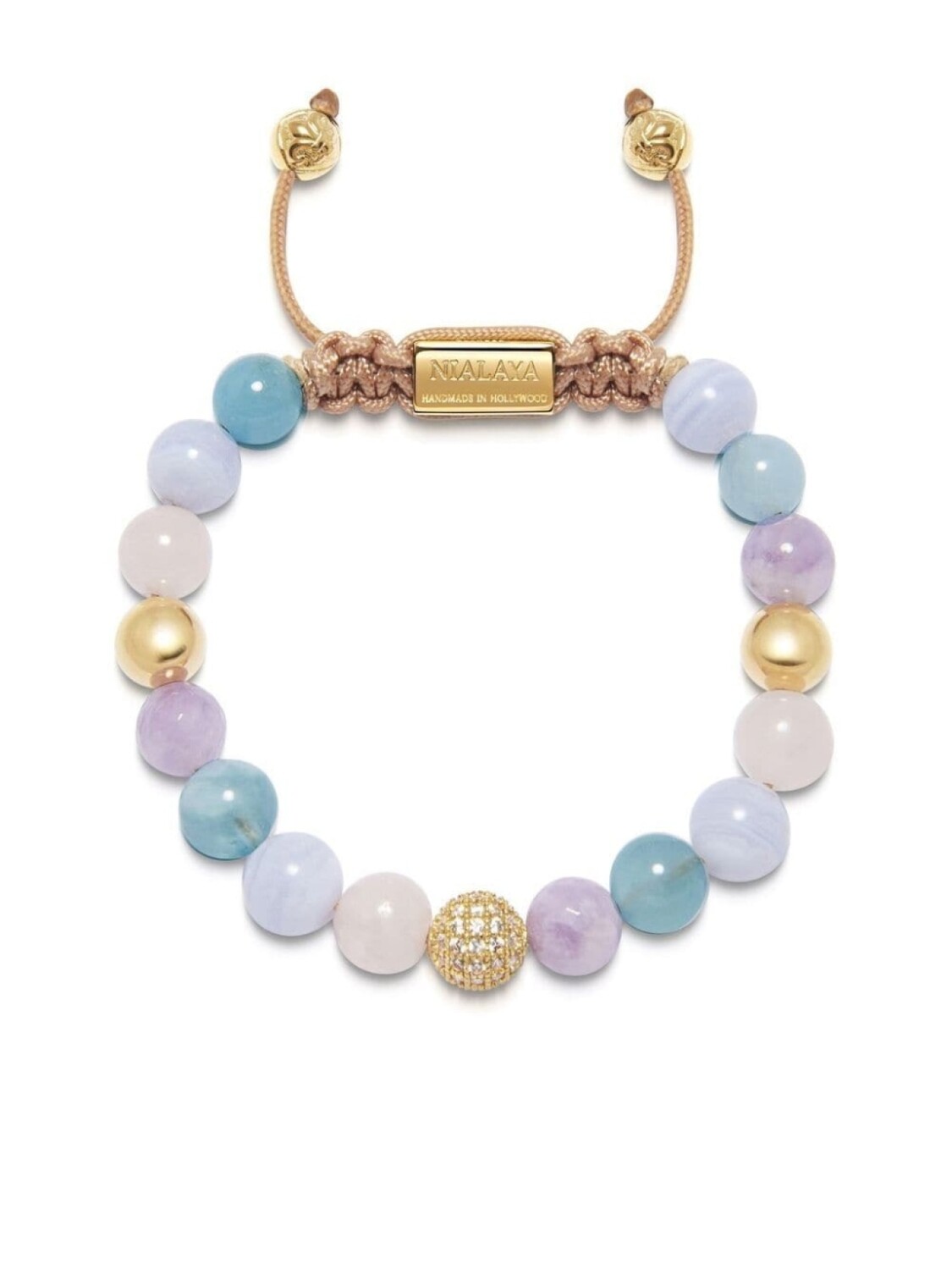 

Браслет с кулиской Nialaya Jewelry, фиолетовый