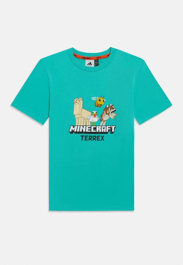 Футболка унисекс с принтом minecraft Adidas Terrex, Mint Rush