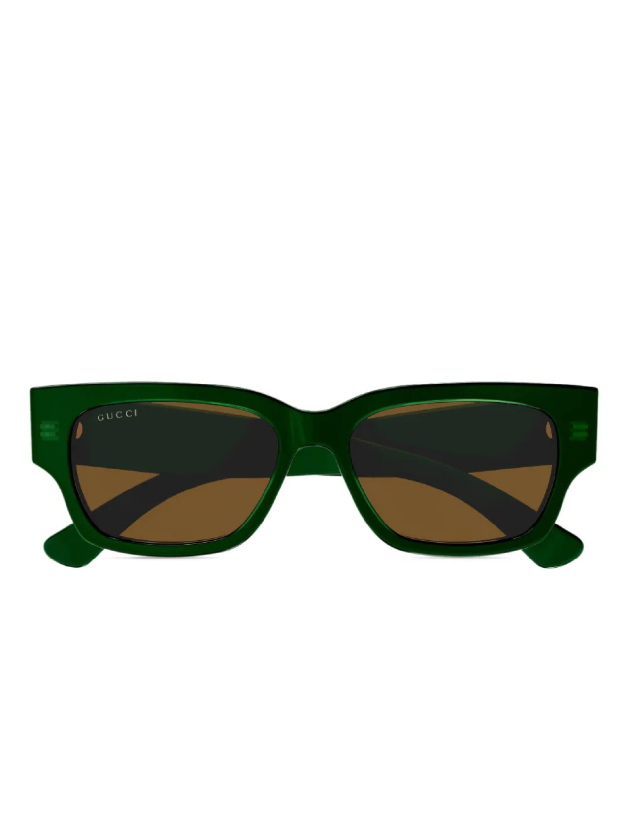 

Gucci Eyewear солнцезащитные очки в прямоугольной оправе, зеленый