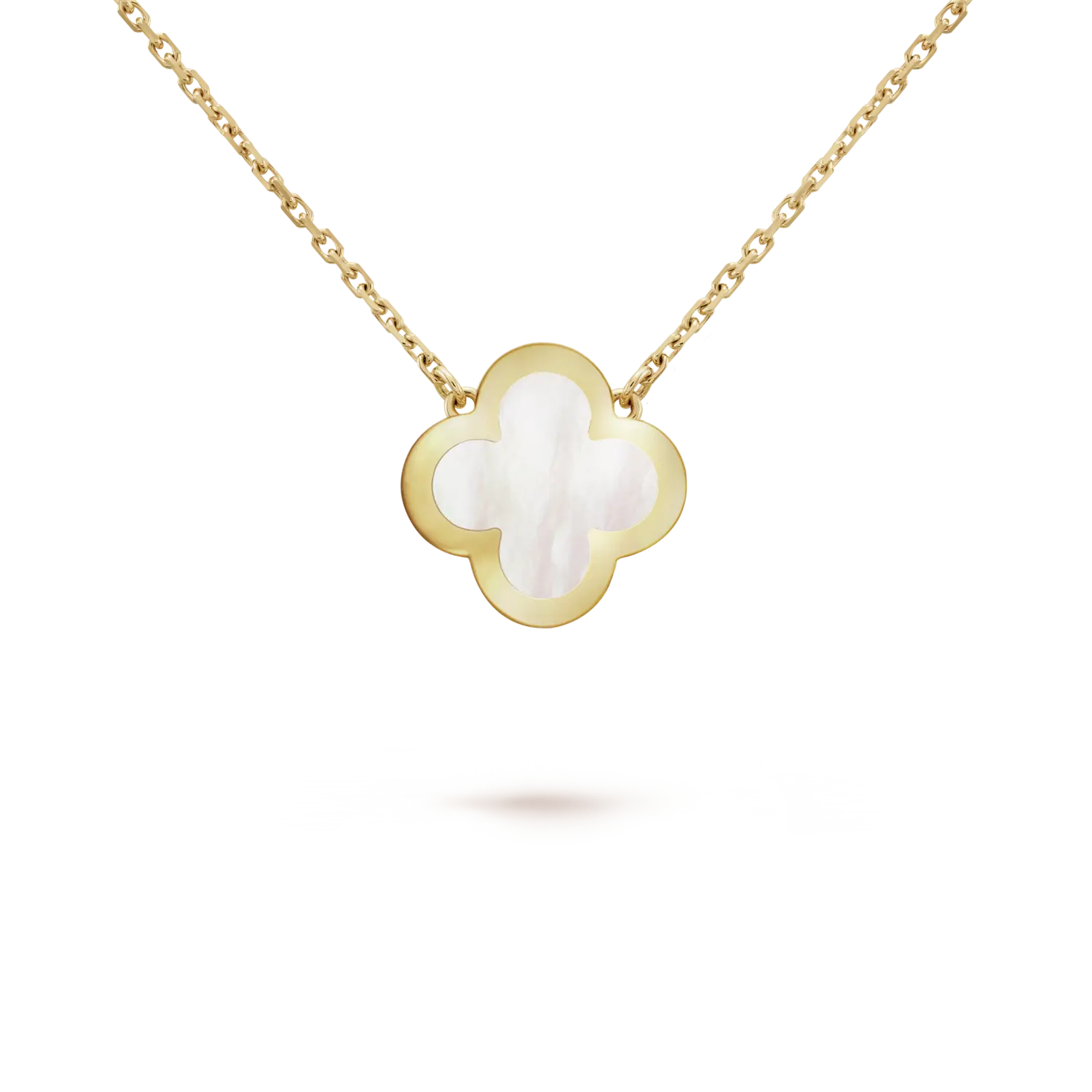 

Кулон Van Cleef & Arpels Pure Alhambra, 18-ct желтое золото, перламутр