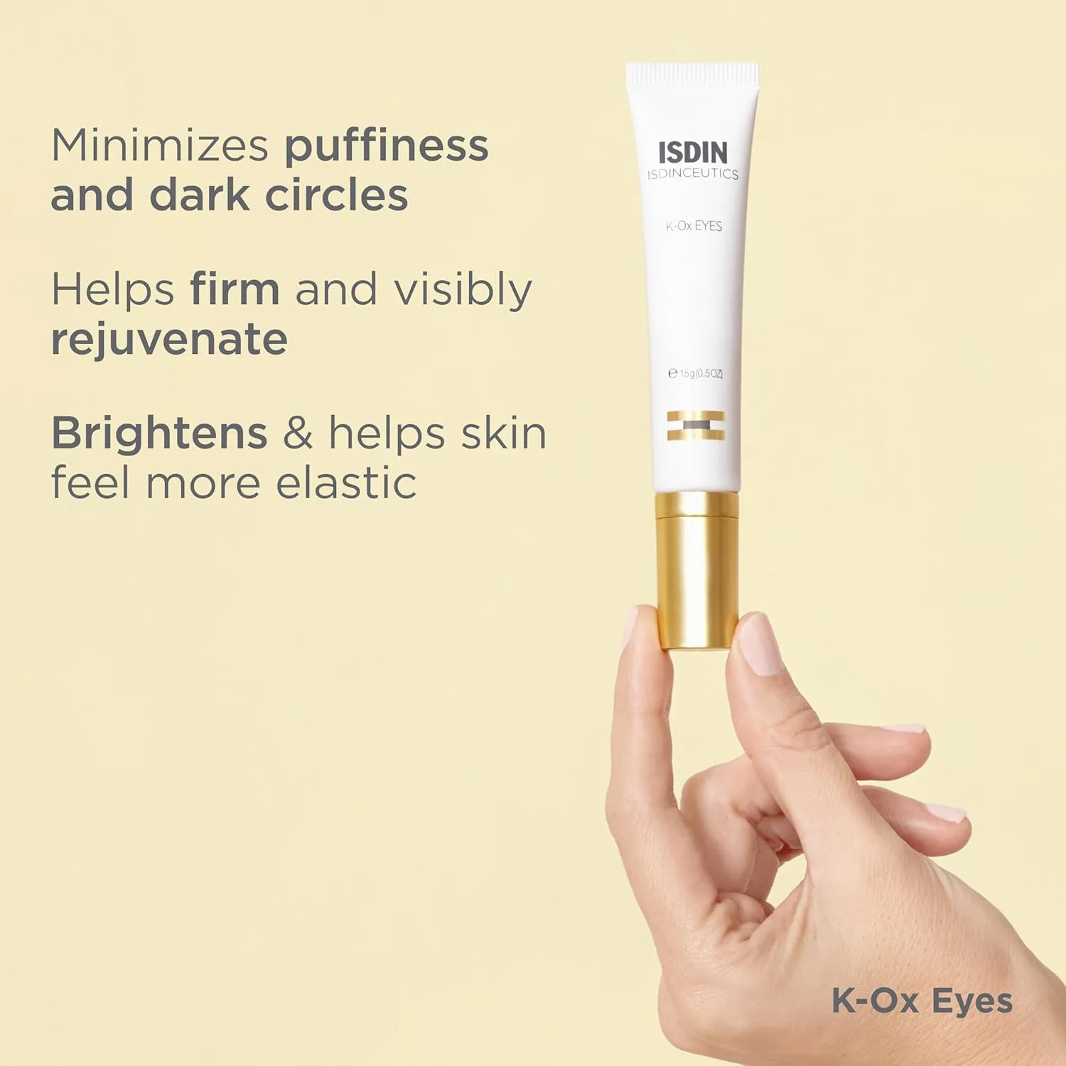 ISDIN Isdinceutics K-Ox Eyes - Крем для глаз с высоким содержанием оксида витамина К для борьбы с темными кругами и омоложения кожи вокруг глаз, 0,5 унции — фото 4