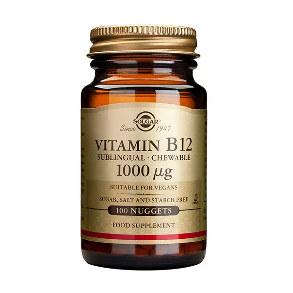 

Добавка , обеспечивающая жизненные силы Vitamina B12 Solgar, 100 UD