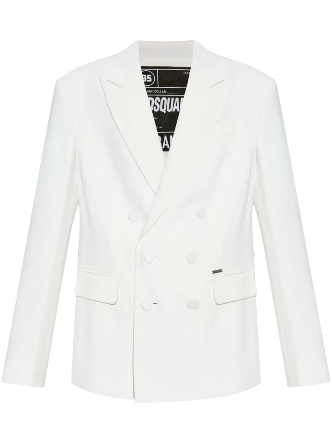 

Блейзер с логотипом DSQUARED2, белый