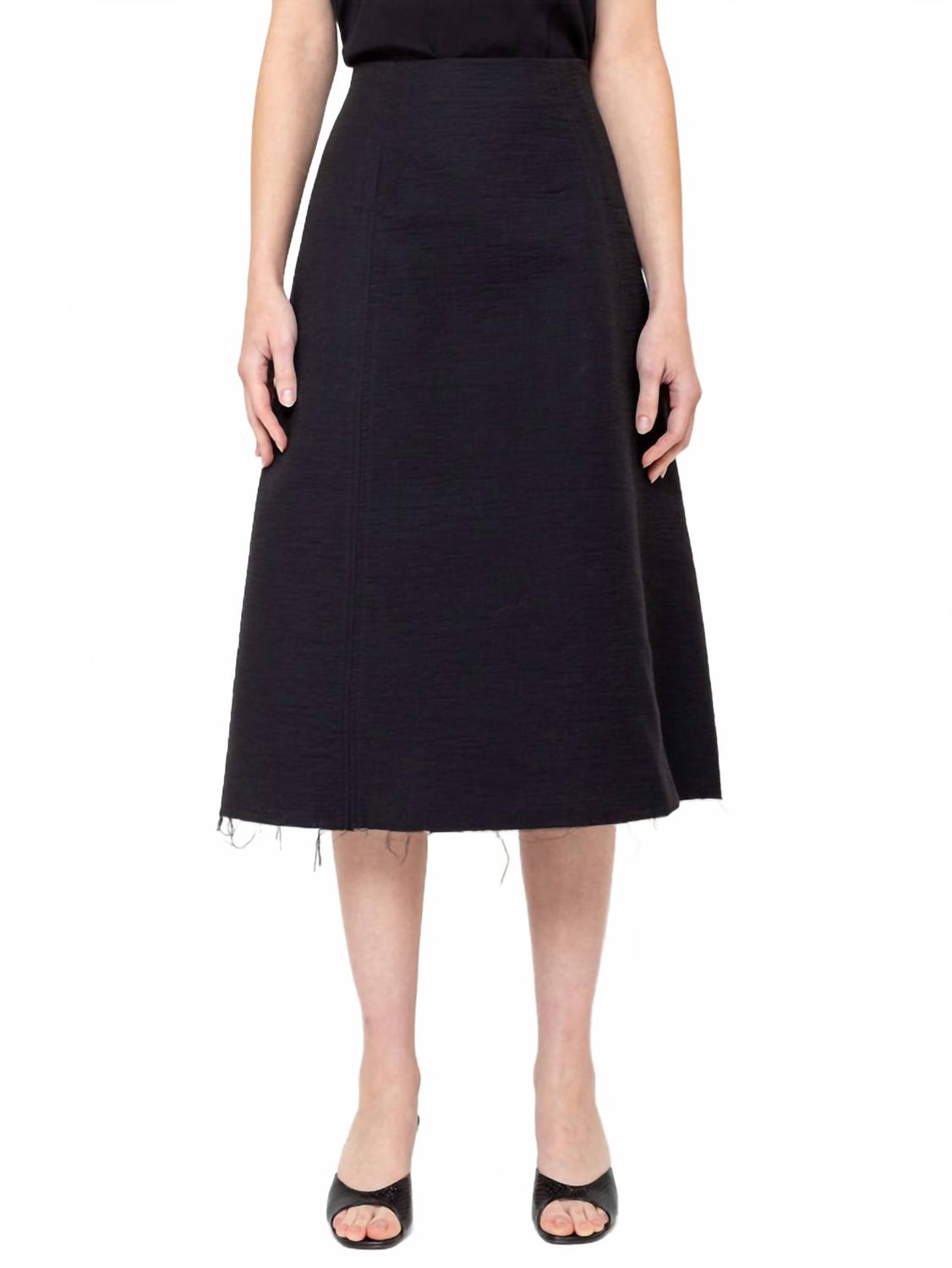 

Юбка миди Allen черного цвета Rachel Comey, черный