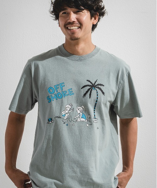 

Футболка, коллаборация Offshore и Amberyu, светло-зеленый