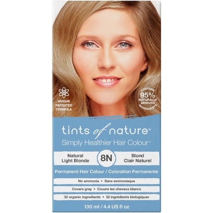 

Стойкая краска для волос Tints of Nature 8N, натуральный светло-русый, 130 мл