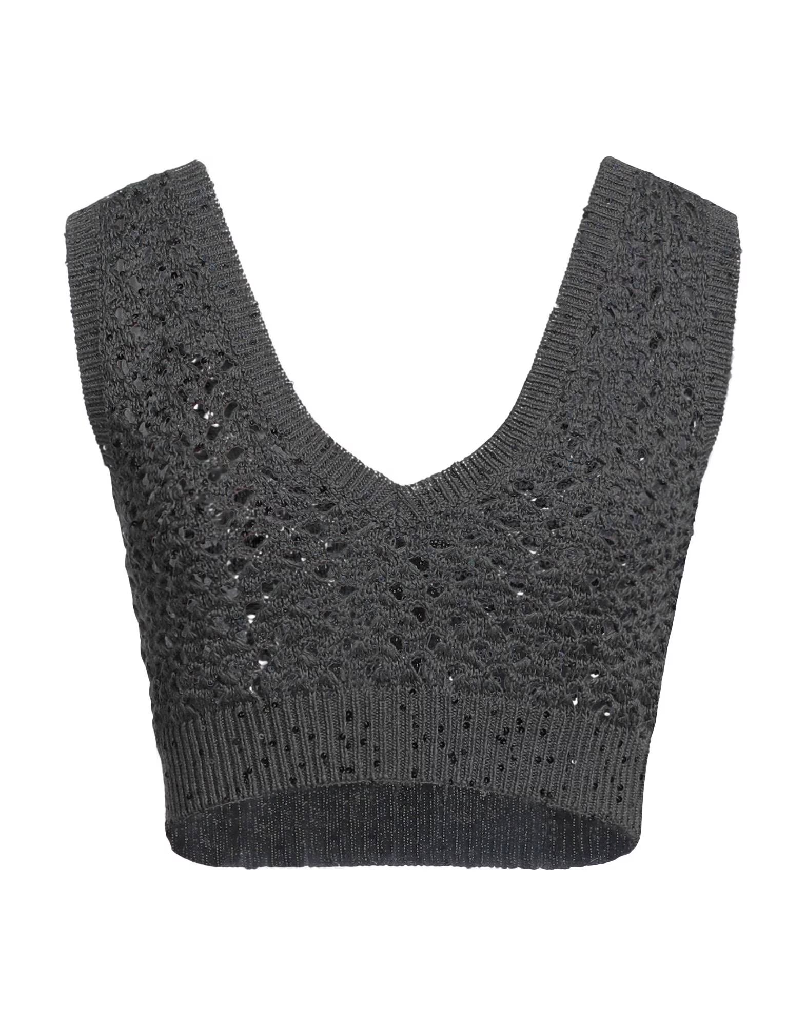 

Кроп-топ Brunello Cucinelli, свинцовый