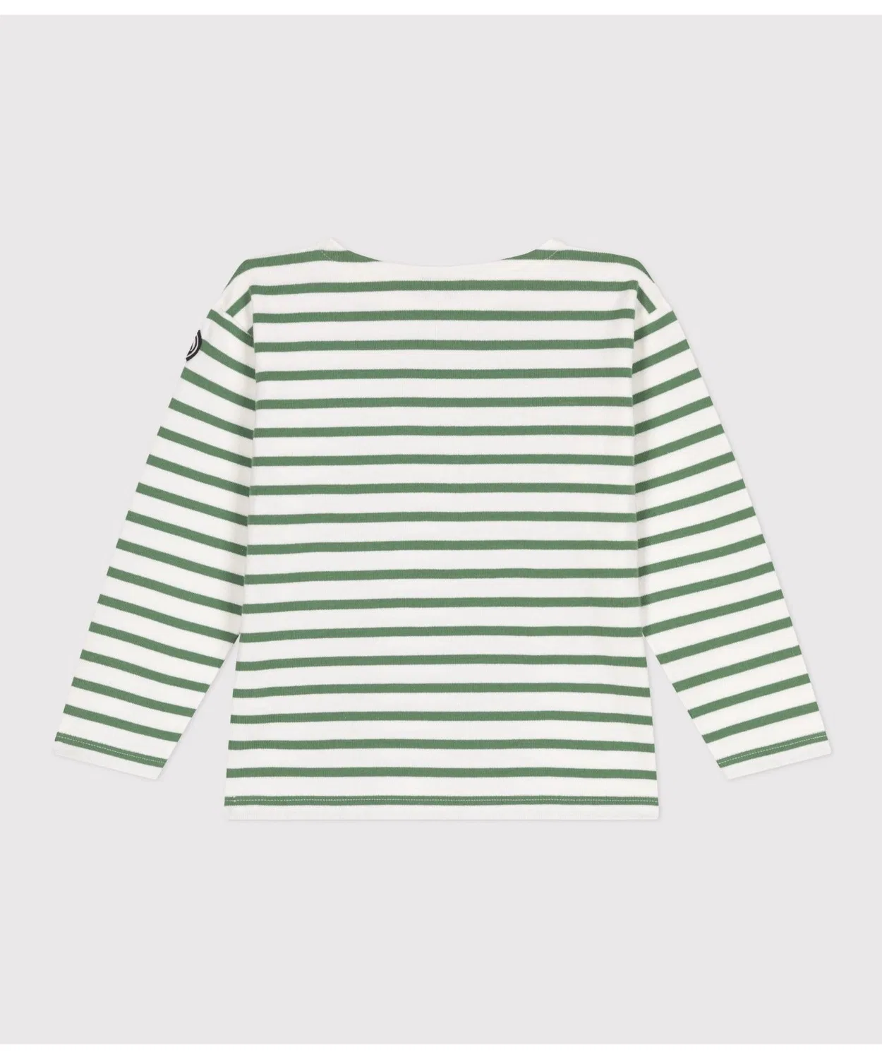 Пуловер с полосками Petit Bateau, 100% хлопок, белый с синим — фото 4