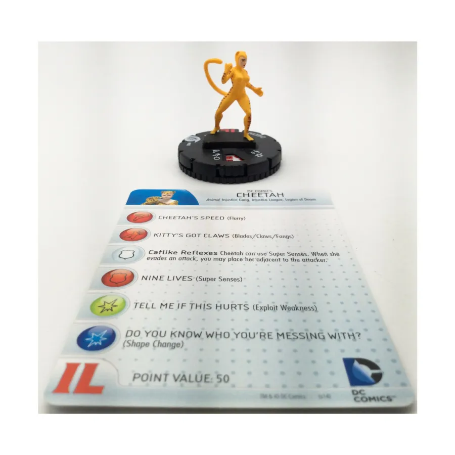 

Гепард № 003 — Легион Судьбы, DC HeroClix - Fast Forces - Singles