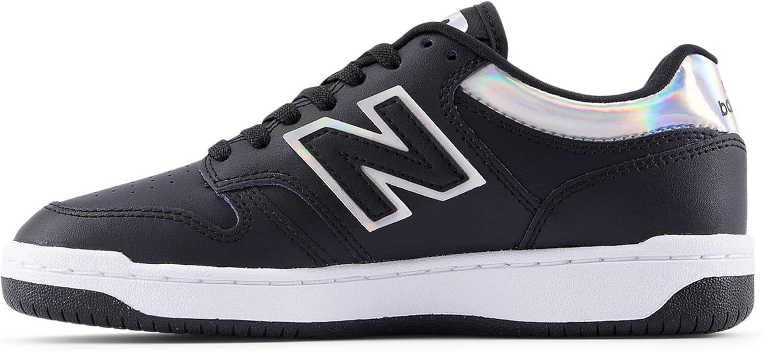 

Детские кроссовки New Balance 480 V1 на шнуровке (унисекс), белый/черный