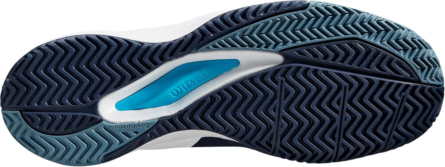 Мужские теннисные кроссовки Wilson Rush Pro Ace, Navy Blazer White Blue Atoll — фото 3