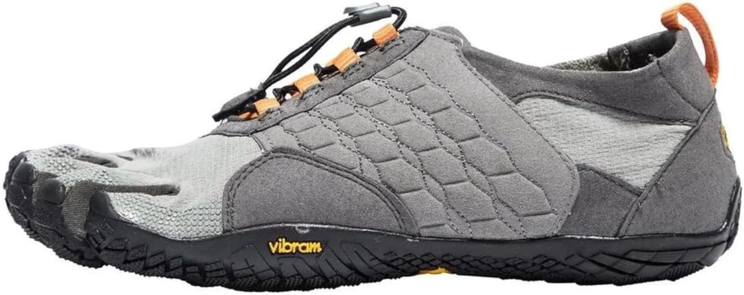 Мужские спортивные кроссовки Vibram FiveFingers Trek Ascent для активных тренировок на природе, черный/оранжевый/серый