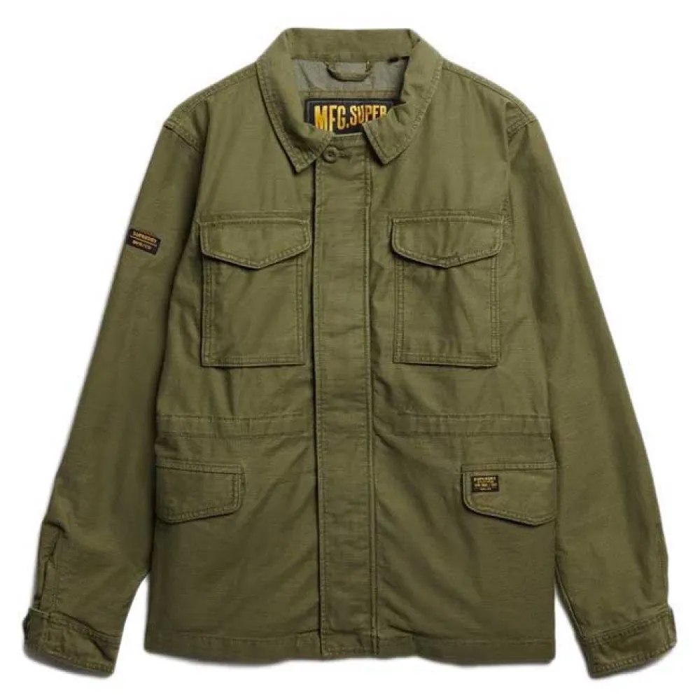 

Куртка Superdry Collared M65, зеленый