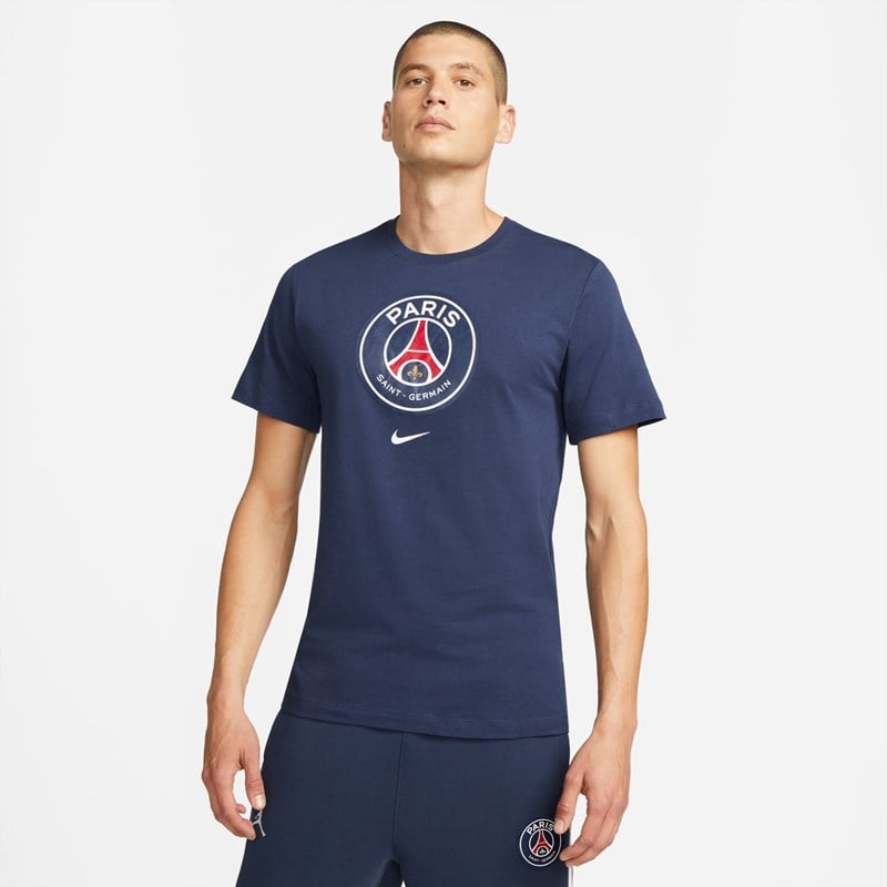 

Мужская футболка с гербом Paris Saint-Germain Nike, синий