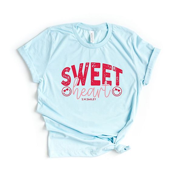 

Футболка SWSmiley sweet heart distressed с коротким рукавом Simply Sage Market, Ice Blue, Зеленый, Футболка SWSmiley sweet heart distressed с коротким рукавом Simply Sage Market, Ice Blue