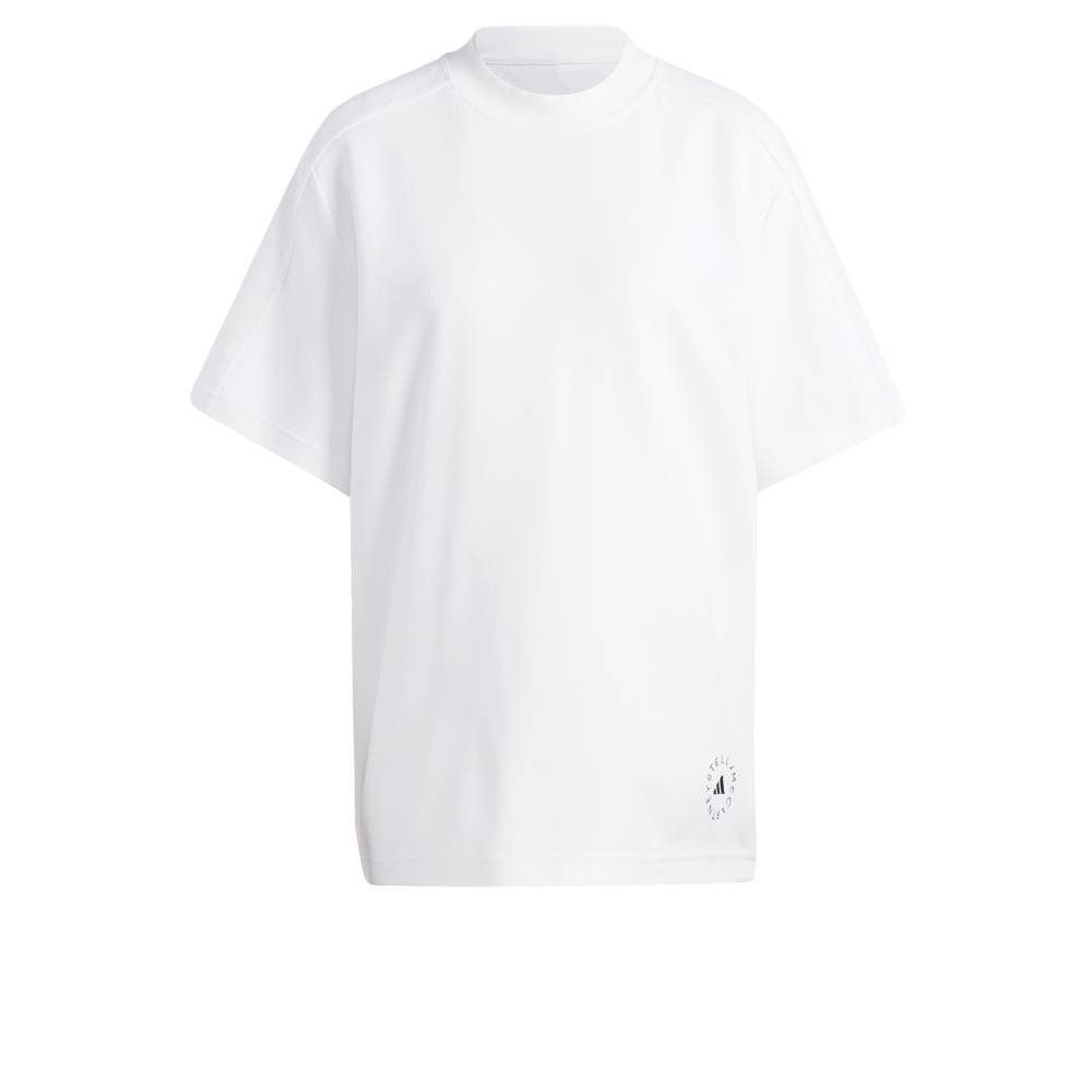 Футболка с короткими рукавами by Stella McCartney с логотипом Adidas, white — фото 3