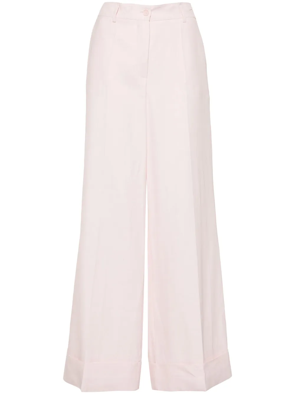 

Широкие брюки средней посадки P.A.R.O.S.H., розовый