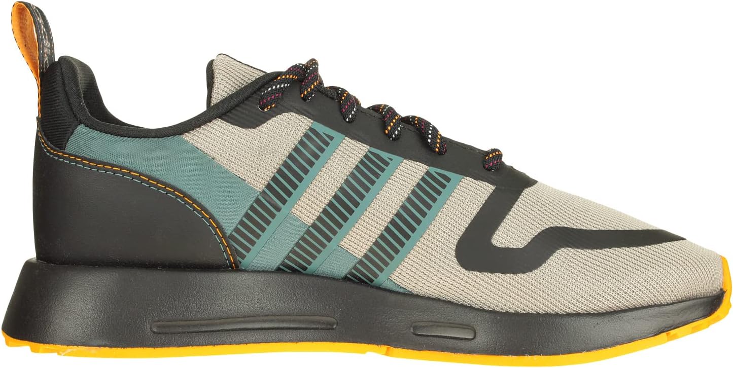 Мужские кроссовки для бега Adidas Originals Multix, светло-коричневый/изумрудный/оранжевый — фото 2